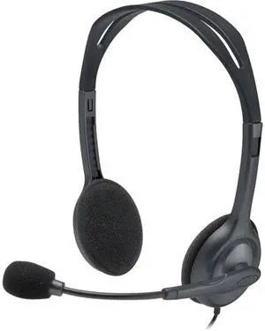 Logitech H111 Stereo Headset - Black (3.5mm Jack) - 981-000593