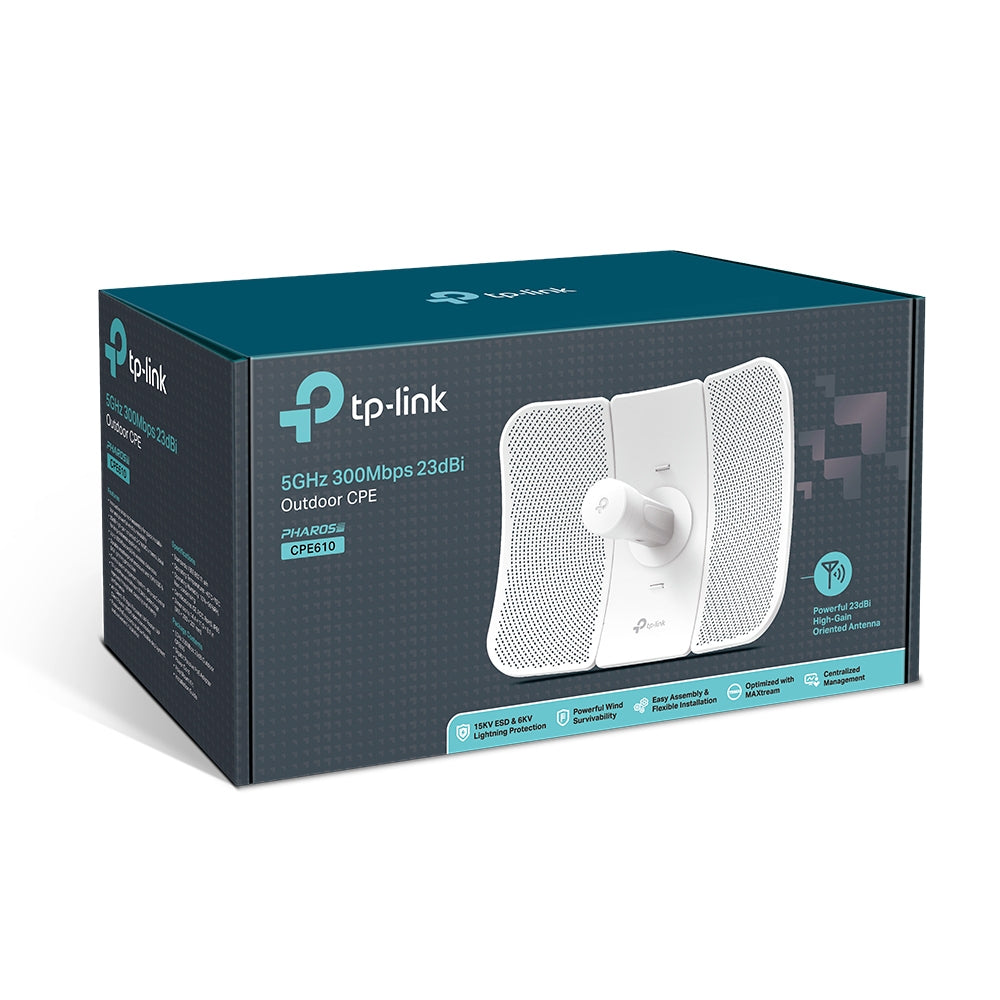 TP-Link 5GHz 300Mbps 23dBi Outdoor CPE - TL-CPE610