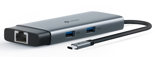 TP-Link 6 Port Hub - USB Type C to RJ 45, Two USB A, HDMI, PD and Type C - TL-UH6120C