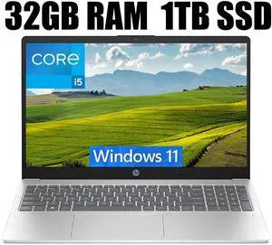 HP 15 Laptop, 15.6" FHD Touch Display, Intel Core i5-1334U Upto 3.6GHz, 16GB DDR5 RAM, 512GB SSD, Wi