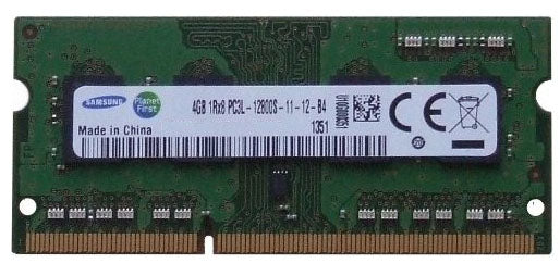 Samsung 4GB DDR3L memory module 1 x 4 GB 204-pin SO-DIMM