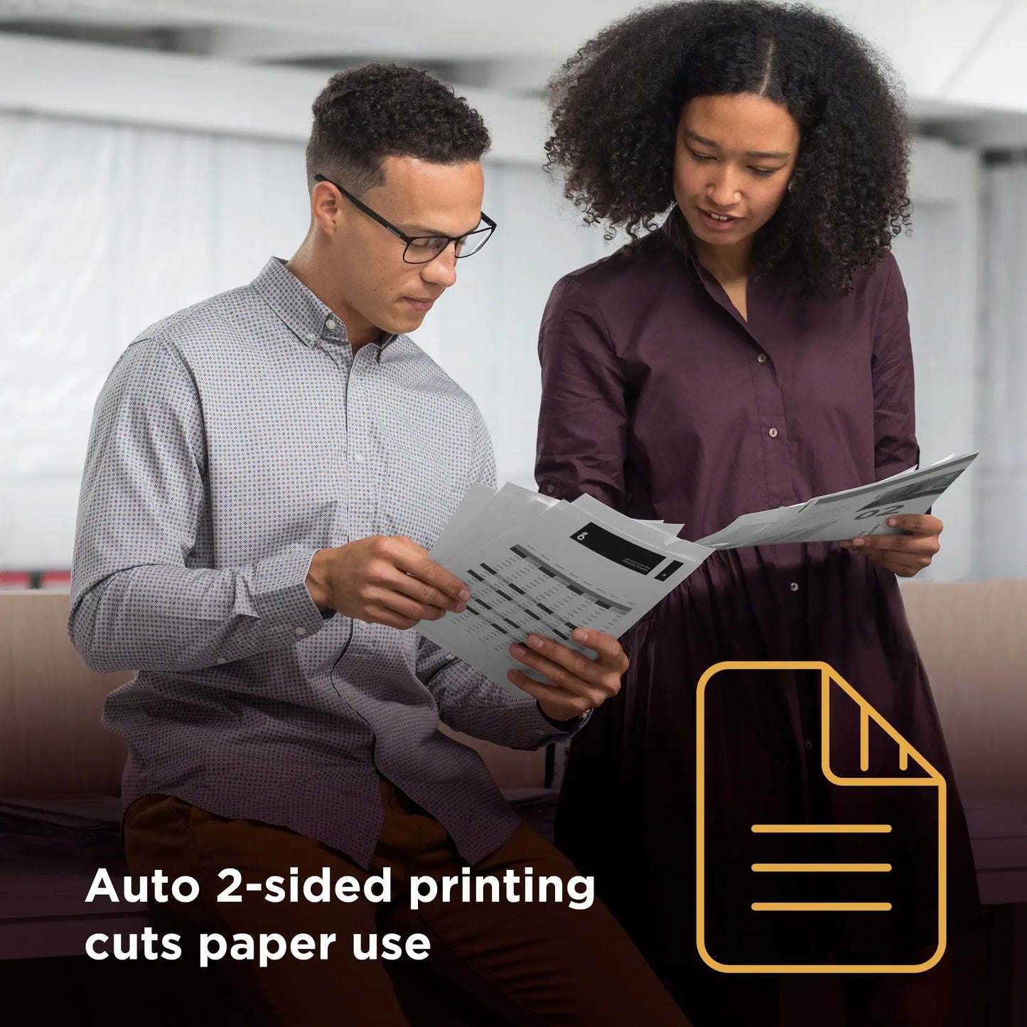 HP LaserJet Pro MFP 3103fdw Printer Up to 33 ppm, Up to 50,000 pages, Duplex Printing, 1 Hi-Speed US