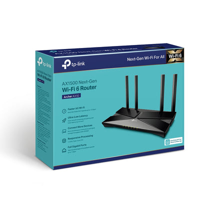 TP-Link AX1500 Wireless OFDMA and MU-MIMO Wi-Fi 6 Router - TL-ARCHER AX10