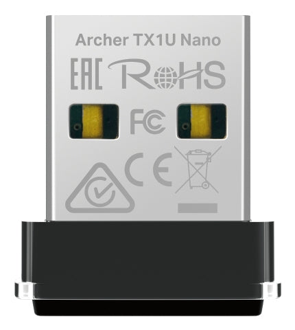 TP-Link AX300 Nano Wi-Fi 6 Wireless USB Adapter - TL-ARCHER TX1U NANO