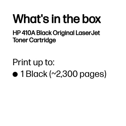HP TONER CF410A BLACK