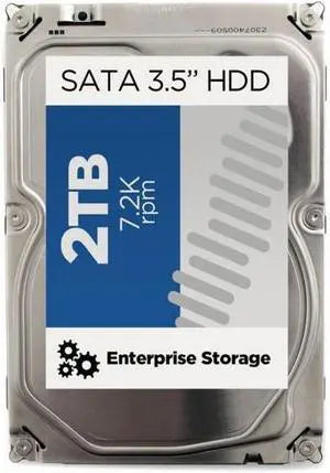 HP 1TB 6Gb/s 7.2K 3.5-inch LFF RW Non-Hot Plug SATA Entry Hard Drive