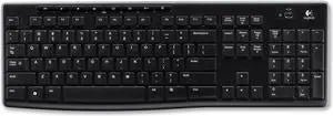 Logitech K270 Wireless Keyboard  - Black - 920-003736