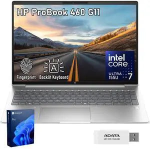 HP PROBOOK 460 G11 INTEL CORE ULTRA 5, 16GB DDR5‑5600, 512 GB PCIe Gen 4 NVMe, Intel Graphics, 16″ W