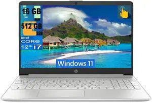 HP Laptop 15-fd0557nia Intel® Core™ i7-1355U, 8 GB DDR4-3200, 512 GB PCIe® NVMe,15.6" diagonal, FHD