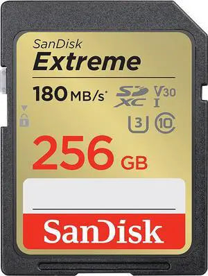 SanDisk Extreme SDHC™ And SDXC™ UHS-I Card Up to 180MB/s - 256GB