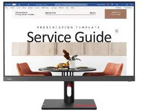 Lenovo Thnkvision S22i-30 Montior 1920x1080, Supports VESA mount 100 x 100 mm, 1x HDMI® 1.4, 1x VGA.