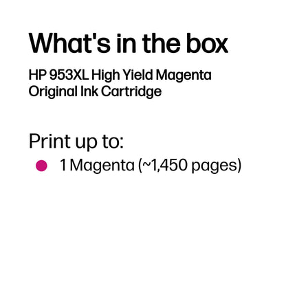 HP CARTRIDGE 953XL-Magenta (F6U17AE)