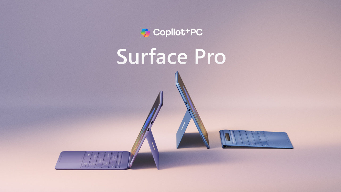 Microsoft surface pro 12 (CoPilot) - Snapdragon X Plus 8 Core , 16GB RAM LPDDR5x (Onboard), 256GB SS